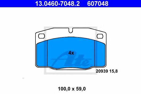 1605546,OPEL 16 05 546 Brake Pad Set, disc brake for OPEL