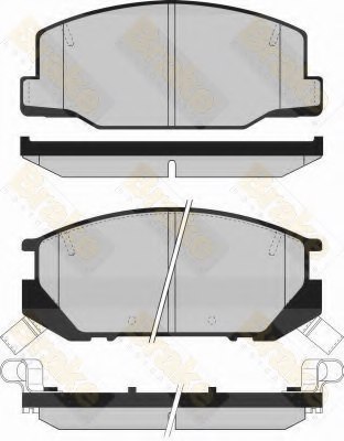 0449128280,TOYOT 04491-28280 Brake Pad Set, disc brake for TOYOT