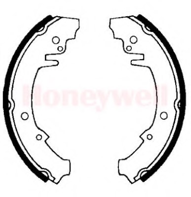 4407444,FIAT 4407444 Brake Shoe Set for FIAT