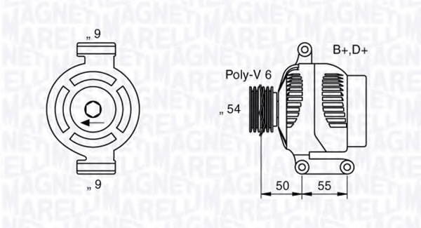 51784845,FIAT 51784845 Alternator for FIAT