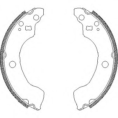 440608M126,NISSA 44060-8M126 Brake Shoe Set for NISSA
