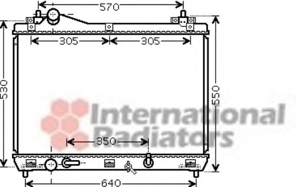 1770065J10000,SUZUK 17700-65J10-000 Radiator, engine cooling for SUZUK