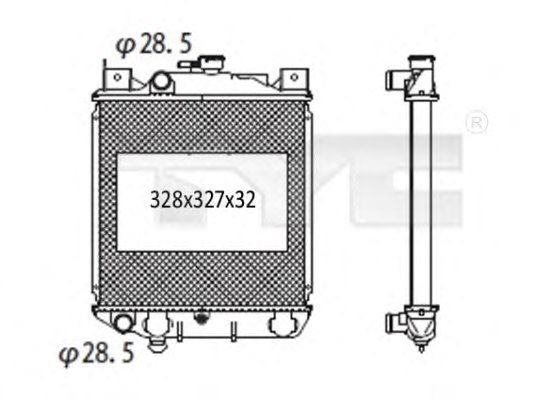 1770060B32,OEM 1770060B32 Radiator for OEM