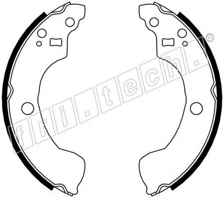 440608M126,NISSA 44060-8M126 Brake Shoe Set for NISSA