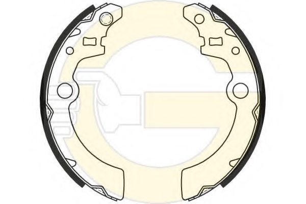 スギポン 5320080J02 Genuine Suzuki SX4 SHOE SET BRAKE 53200-80J02 | eBay