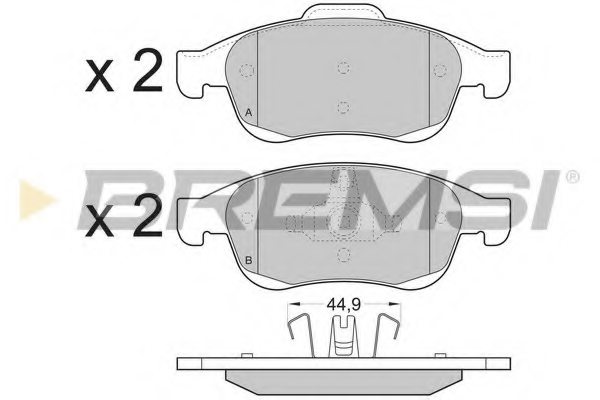 440603905R,RENAU 440603905R Brake Pad Set, disc brake for RENAU