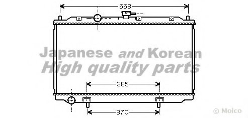 21410BM402,NISSA 21410BM402 Radiator, engine cooling for NISSA