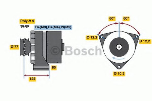 0101549102,MERCE 0101549102 Alternator for MERCE