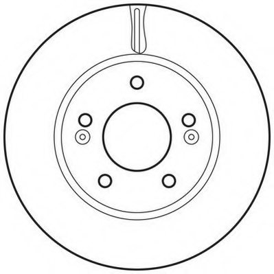 517122H000,HYUNDAI 517122H000 Brake Disc for HYUNDAI
