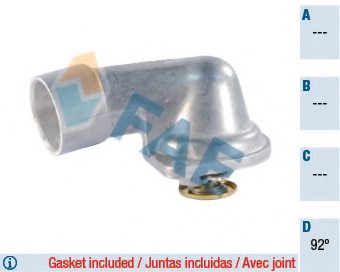 1338014,OPEL 1338014 Thermostat, coolant for OPEL