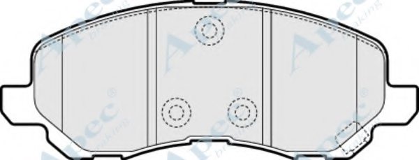 4605A795,MITSUBISHI 4605A795 Brake Pad Set, disc brake for MITSUBISHI
