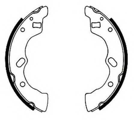 362356B,BENDIX 362356B Brake Shoe Set for BENDIX