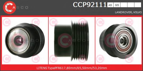 30777744,VOLVO 30777744 Alternator / Generator Pulley for VOLVO