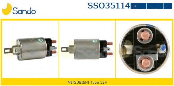 022224760A,MITSUBISHI 022224760A Solenoid Switch, starter for MITSUBISHI
