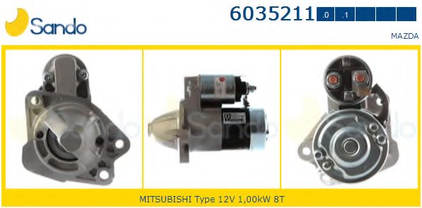 M000T91381AM,MITSUBISHI M000T91381AM Starter for MITSUBISHI