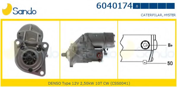 1430535,CATER 1430535 Starter for CATER