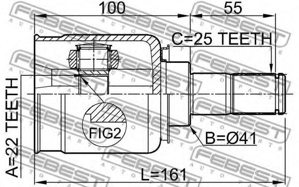 495921H010,KIA 49592-1H010 Joint Kit, drive shaft for KIA