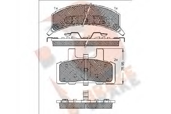 12321448,CHEVR 12321448 Brake Pad Set, disc brake for CHEVR