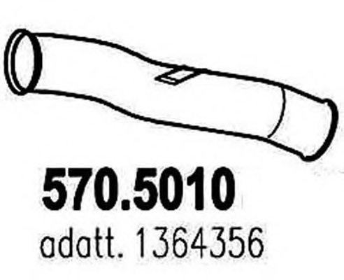 1364356,SCANI 1364356 Exhaust Pipe for SCANI