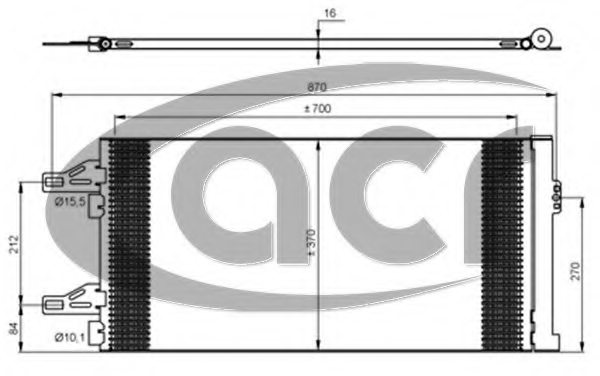 300688, Condenser, air conditioning for
