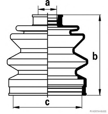 3974155E87,NISSA 39741-55E87 Bellow, driveshaft for NISSA