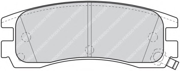 18026218,GENERAL MOTORS 18026218 Brake Pad for GENERAL MOTORS