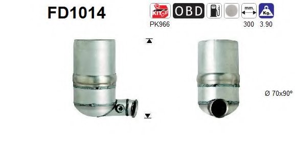BM BM11013H SOOT/PARTICULATE FILTER EXHAUST SYSTEM BM BM11013H SOOT/PARTICULATE FILTER EXHAUST SYSTEM