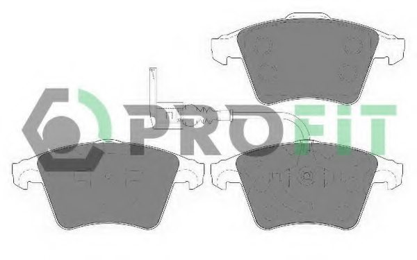 7H0698151,SEAT 7H0698151 Brake Pad Set, disc brake for VW