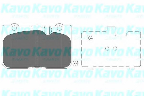 0446550161,TOYOT 04465-50161 Brake Pad Set, disc brake for TOYOT