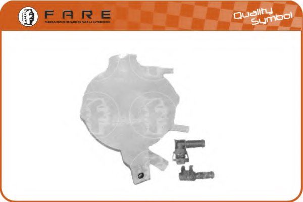 Rin 132327,PEUGE 1323.27 Expansion Tank, coolant for PEUGE