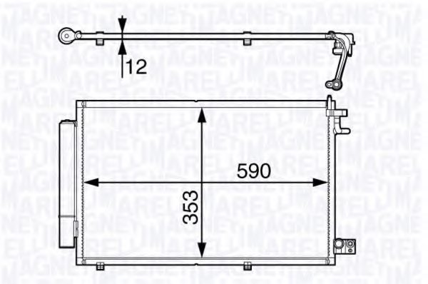 1787029,FORD 1787029 Condenser, air conditioning for FORD