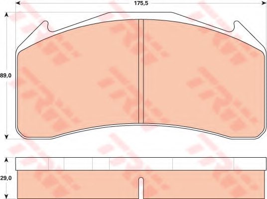 3093531,VOLVO 3093531 Brake Pad Set, disc brake for VOLVO