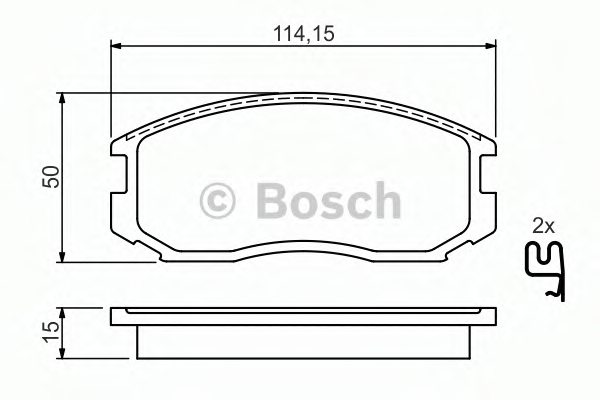 460181,CAUTEX 460181 Mounting, axle beam for CAUTEX