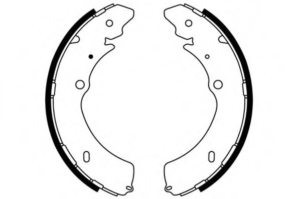 8973682540,ISUZU 8-97368-254-0 Brake Shoe Set for ISUZU