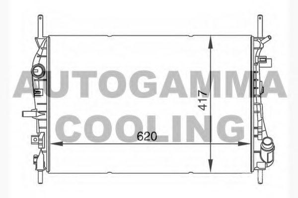 1350152,PSA 1350152 Condenser, air conditioning for PSA