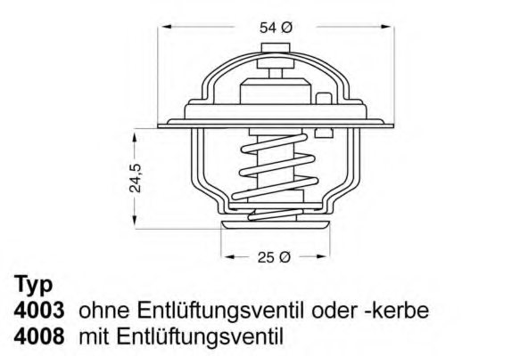 4703088,IVECO 4703088 Thermostat, coolant for IVECO
