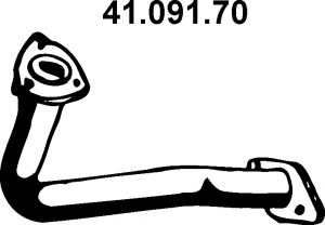 4109170,HONDA 4109170 Exhaust Pipe for HONDA
