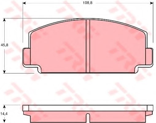 0449187620000,DAIHA 0449187620000 Brake Pad Set, disc brake for DAIHA