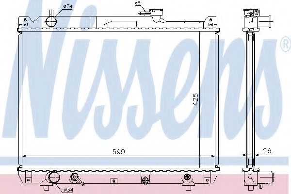 1770052D11,SUZUK 17700-52D11 Radiator, engine cooling for SUZUK