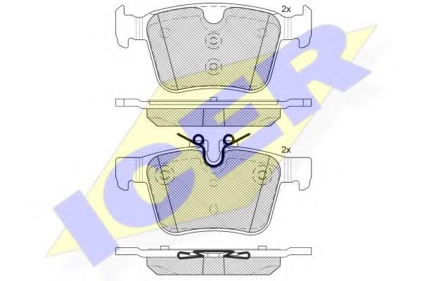 31445622,VOLVO 3 144 562 2 Brake Pad Set, disc brake for VOLVO