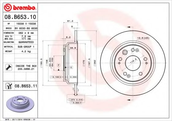 42510SZ3J00,HONDA 42510-SZ3-J00 Brake Disc for HONDA
