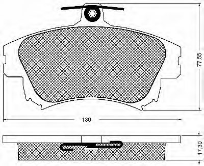 30623259,VOLVO 30623259 Brake Pad Set, disc brake for VOLVO