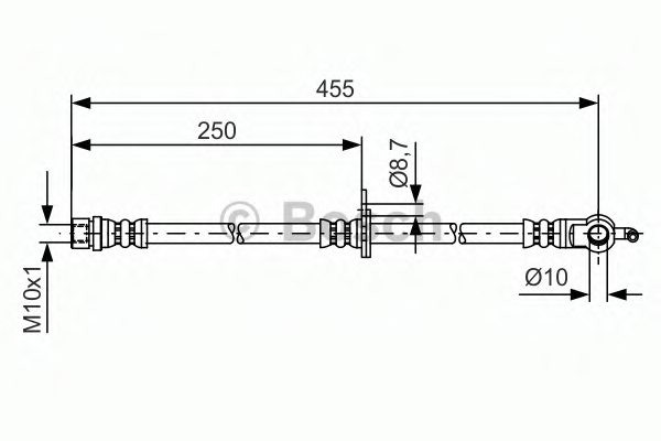 Borg /& Beck BBH7620 Brake Hose