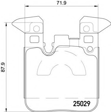 34216855474,BMW 34216855474 Brake Pad Set, disc brake for BMW