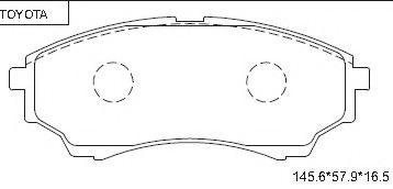 Accent , Freno Ant TRW AUTOMOTIVE GDB3537 Past
