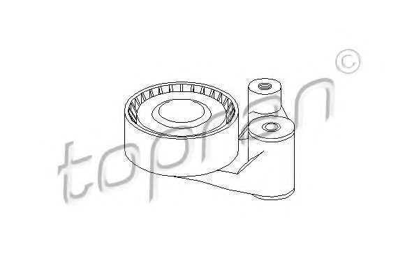 1742859,BMW 1742859 Tensioner Pulley, v-ribbed belt for BMW