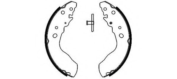 5320077811,SUZUK 53200-77811 Brake Shoe Set for SUZUK