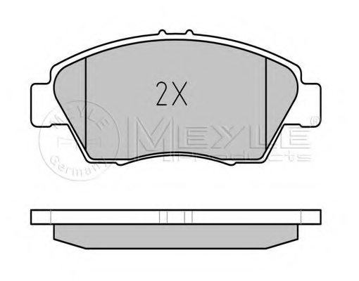 Meyle 025 216 9416//W Brake Pad Set disc brake