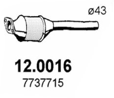 46520012,LANCIA 46520012 Catalytic Converter for LANCIA