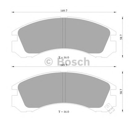 PF3233,NISSHINBO PF-3233 Brake Pad Set, disc brake for NISSHINBO